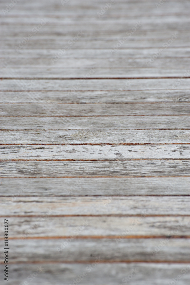 Obraz premium Wooden plank walkway.