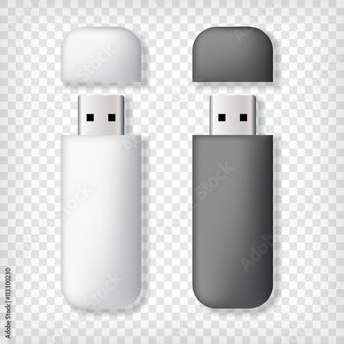 Two usb memory sticks mockup