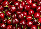 Cherry Background. Sweet organic cherries