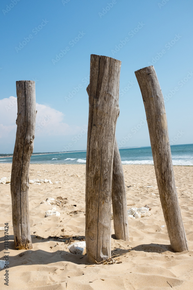 Beach in Brittany France