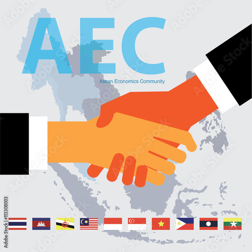 Asean Economics Community(AEC) eps 10 format
