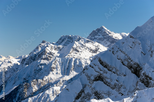 Ski resort Rosa Khutor. Mountains of Krasnaya Polyana. Sochi, Russia © Sergey Lavrentev