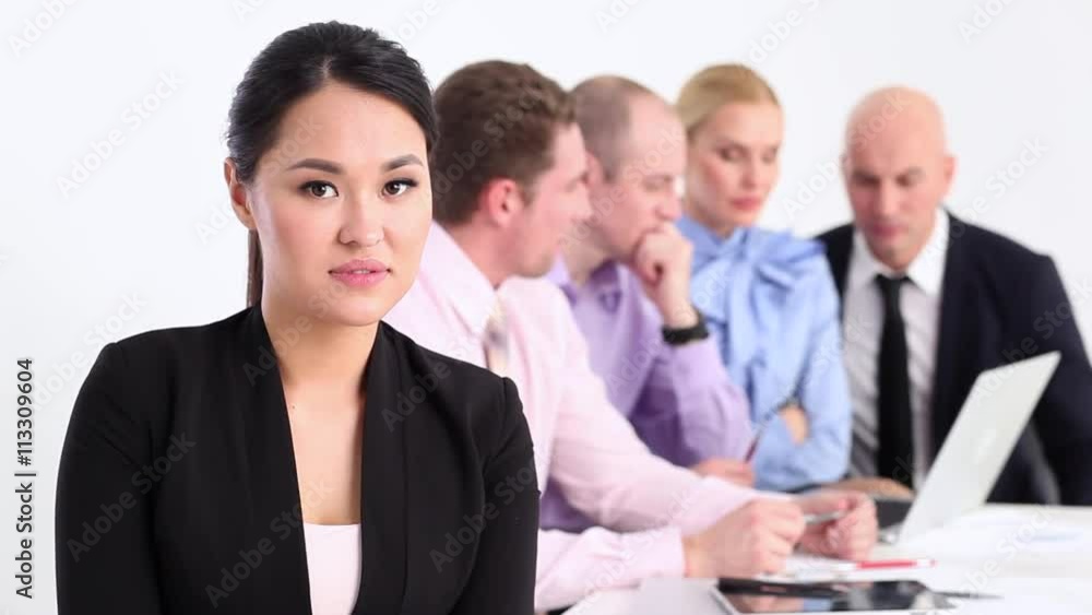 Successful business team/Business team looking at the camera friendly Successful business team/Business team looking at the camera friendly