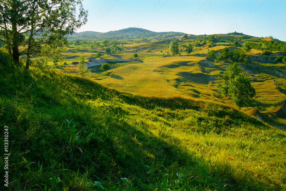 landscape from romanian countryside