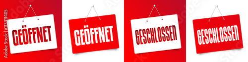 Geöffnet / Geschlossen