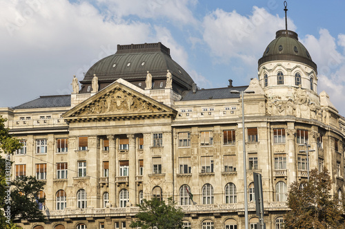 The Ministry Of Internal Affairs building in Budapest, Hungary.