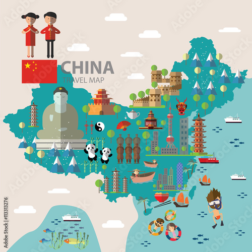 China travel map