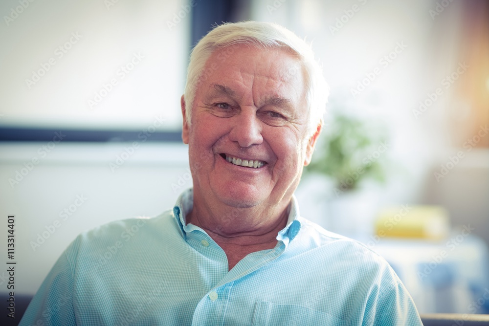Portrait of happy senior man Portrait of happy senior man