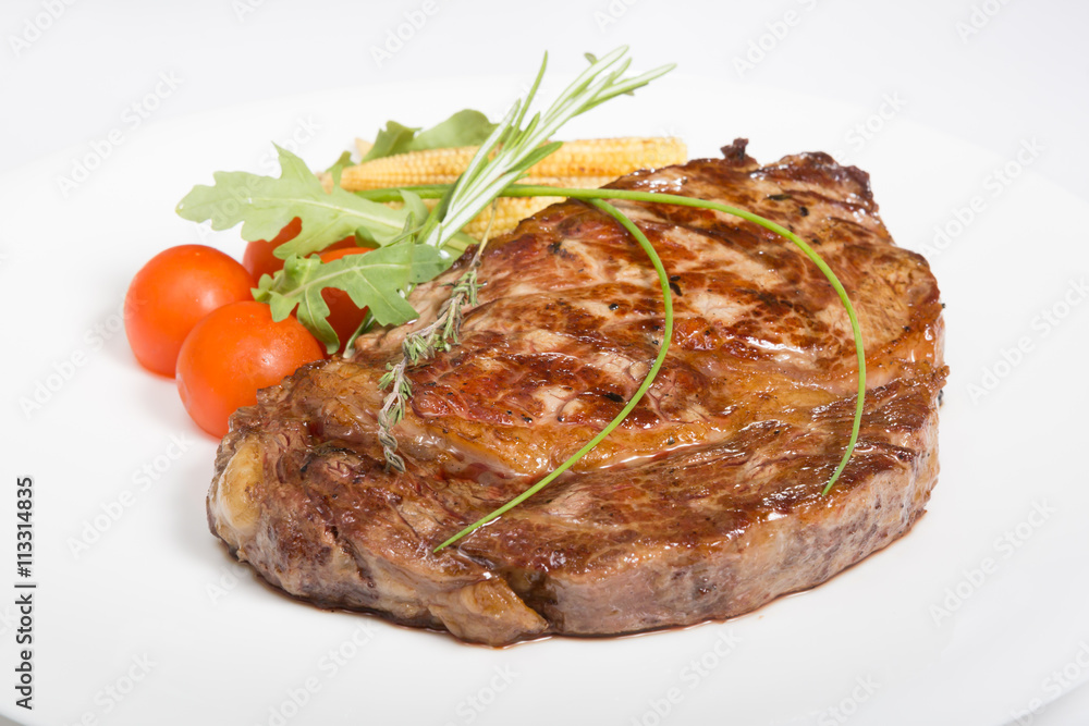 Prepared grilled steak Prepared grilled steak