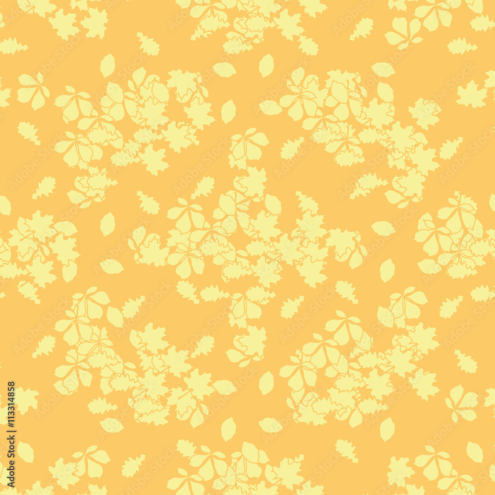 Autumn pattern of leaves. Autumn pattern of leaves.