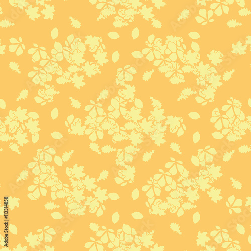 Autumn pattern of leaves.