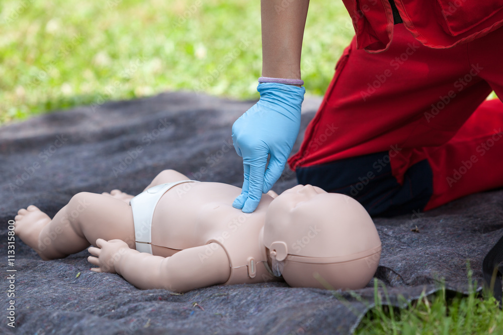 Infant CPR dummy first aid