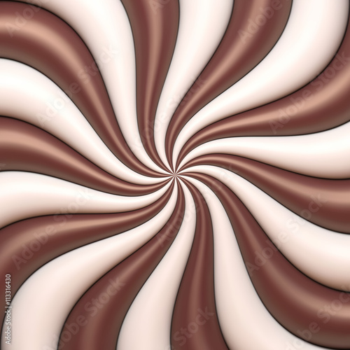 Abstract chocolate and cream background