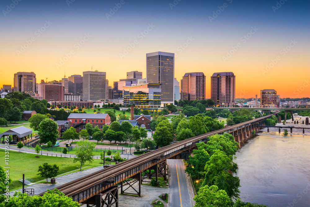 Richmond, Virginia, USA Skyline