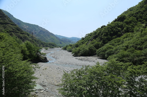松木渓谷の清流 / 栃木県の足尾の松木渓谷に流れる清流を撮影しました。