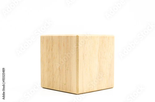Obraz na płótnie wooden cube block