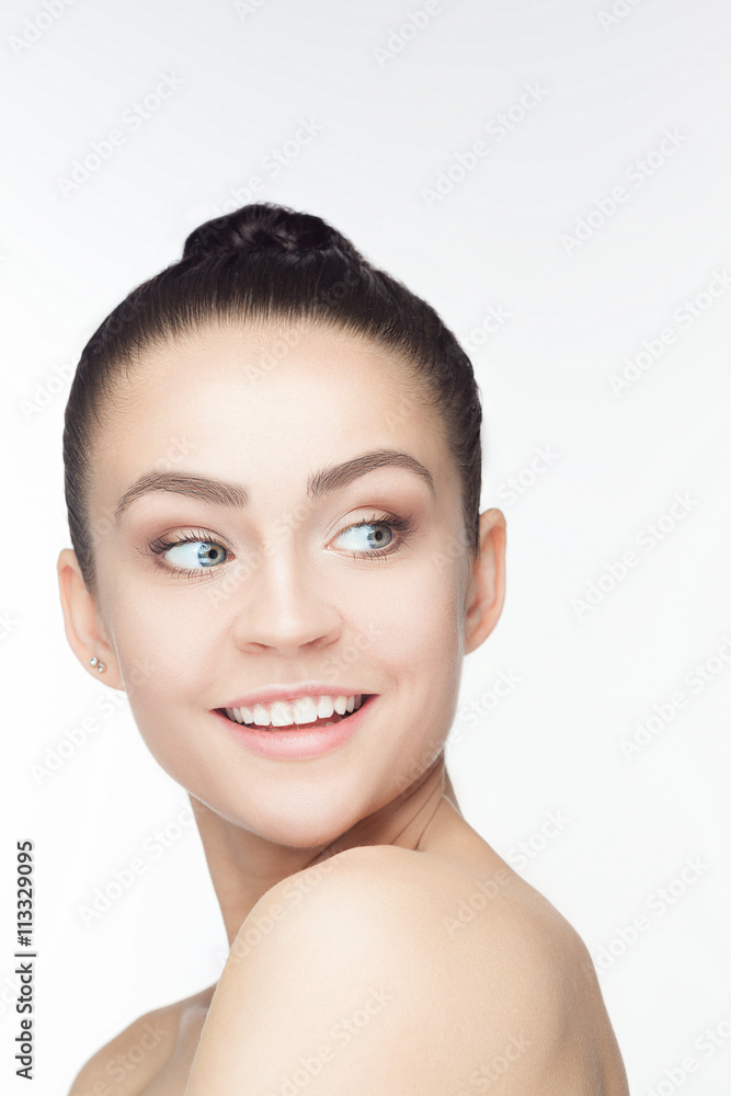 Beautiful Girl face. Perfect skin Beautiful Girl face. Perfect skin