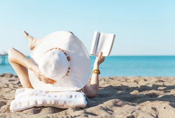 Reading on Beach