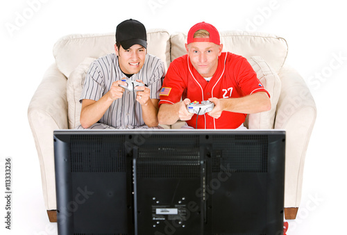 Baseball: Friends Playing Video Games