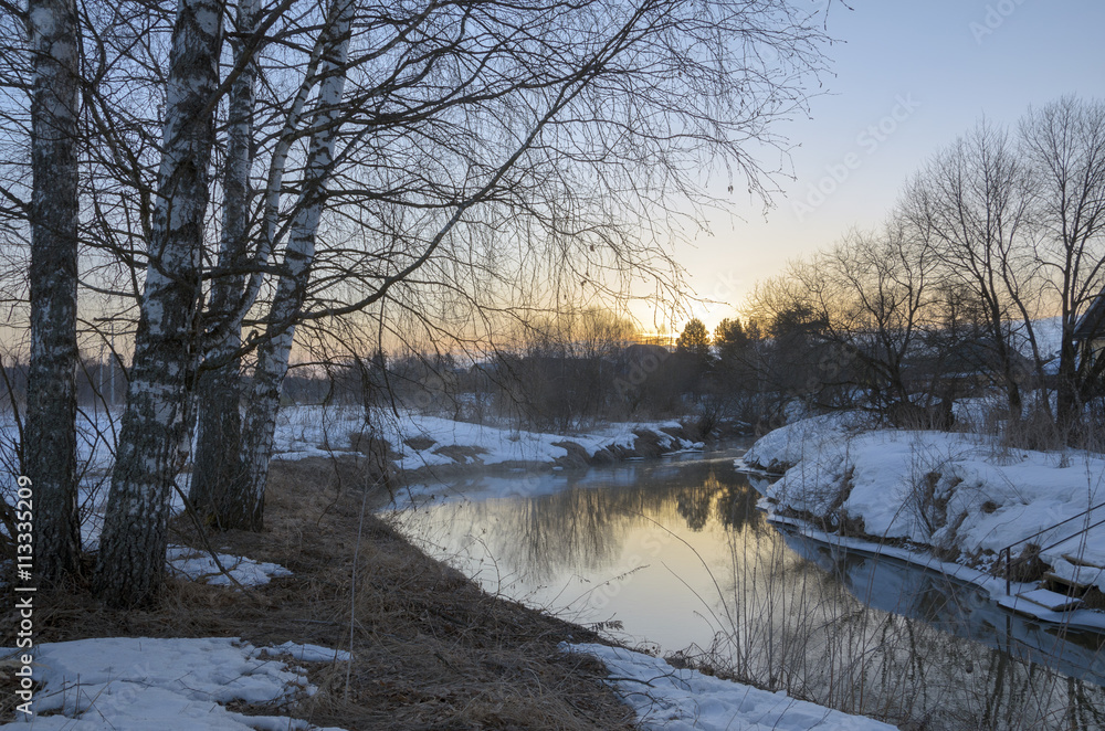 Winter scene Winter scene
