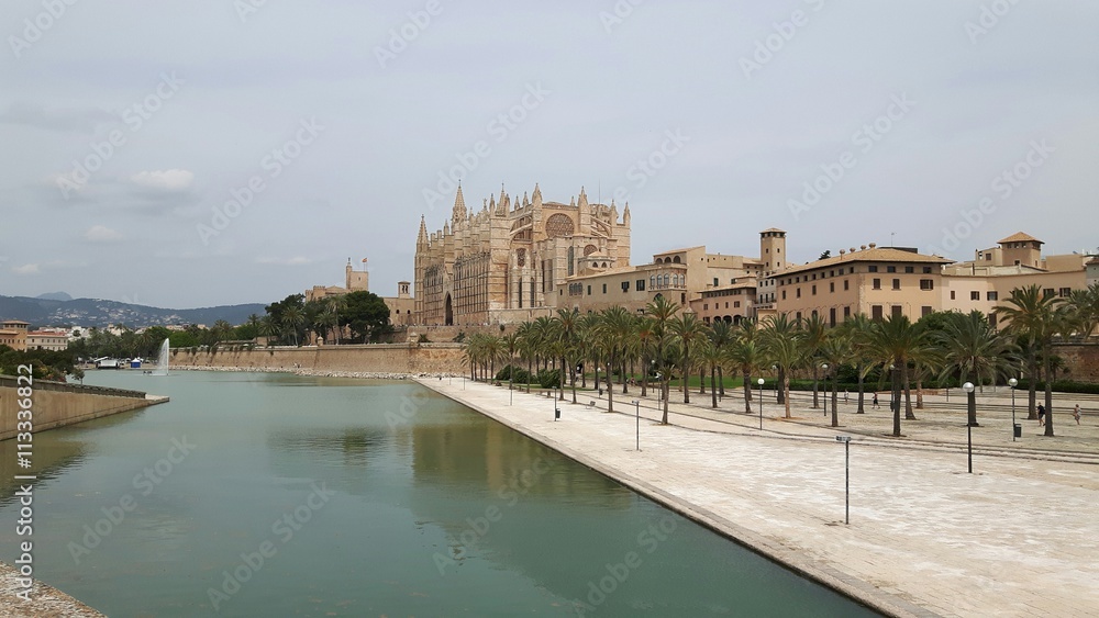 Die Kathedrale von Mallorca in Palma