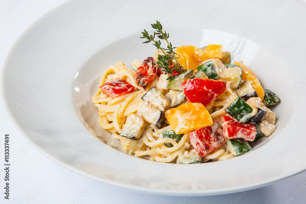 Italian Pasta with vegetables
