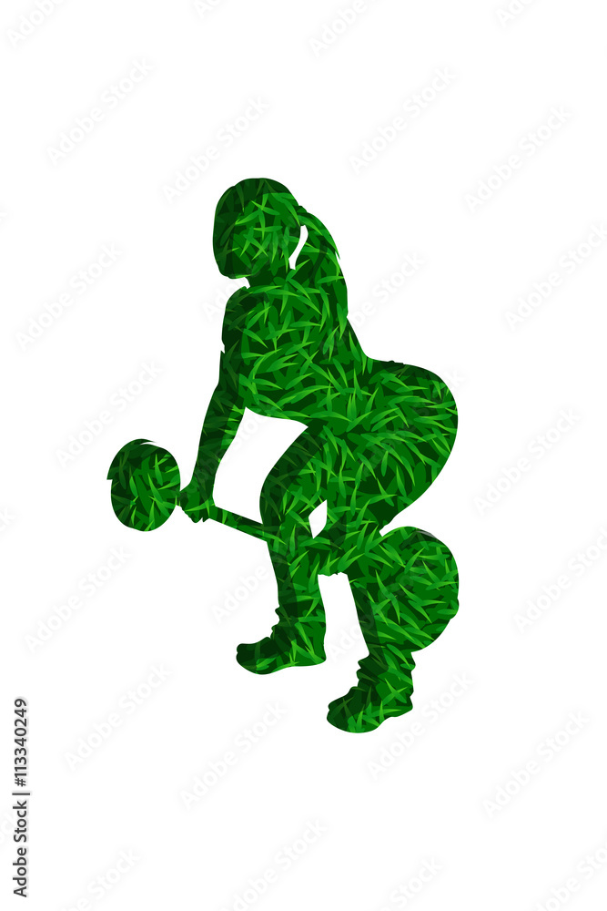 sport woman grass 04 sport woman grass 04