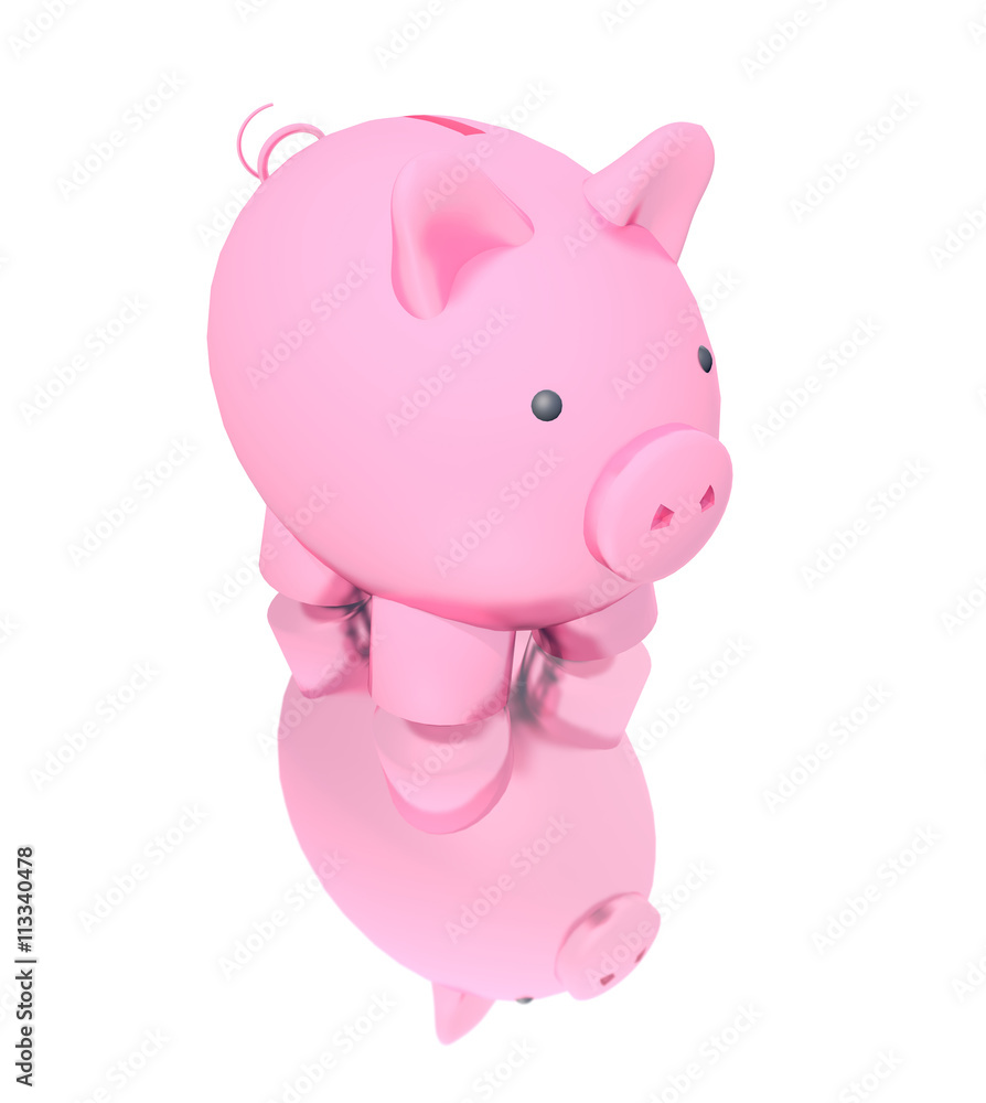 Piggy bank isolated on white background Piggy bank isolated on white background