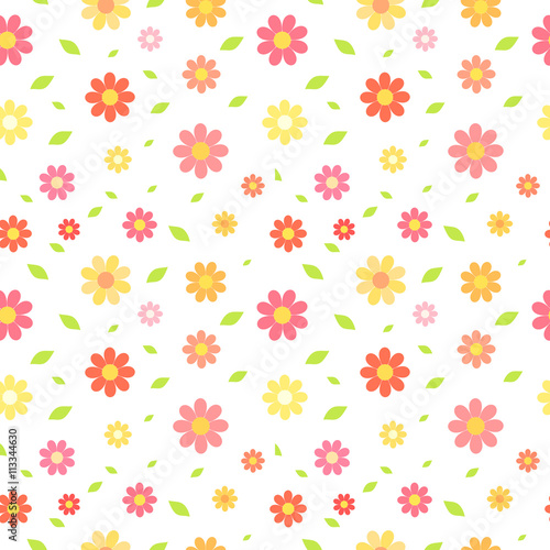 Flowers seamless pattern © Studio Barcelona