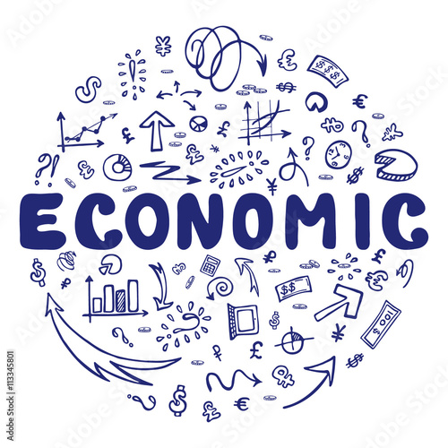 economic doodle elements