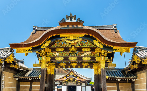 The karamon main gate to Ninomaru Palace at Nijo Castle in Kyoto