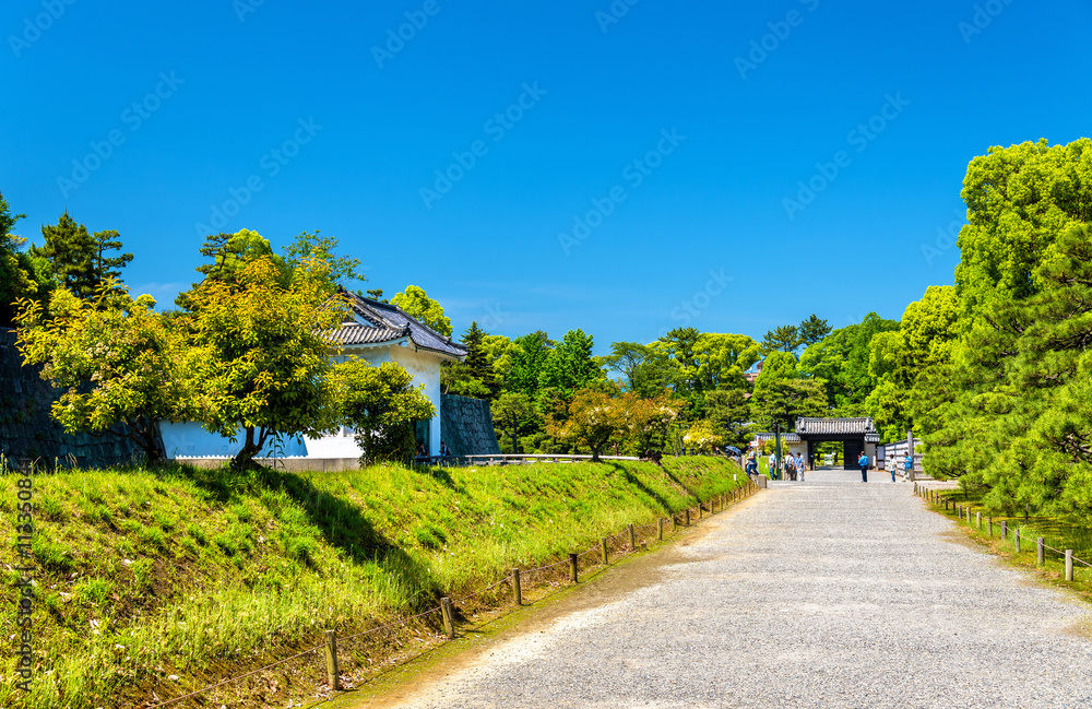 Grounds of Nijo Castle in Kyoto