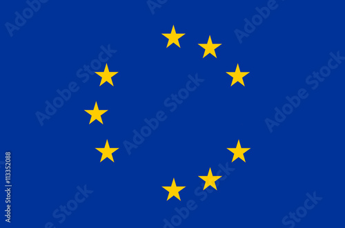 Flag of Europe, European Union (EU), three stars missing