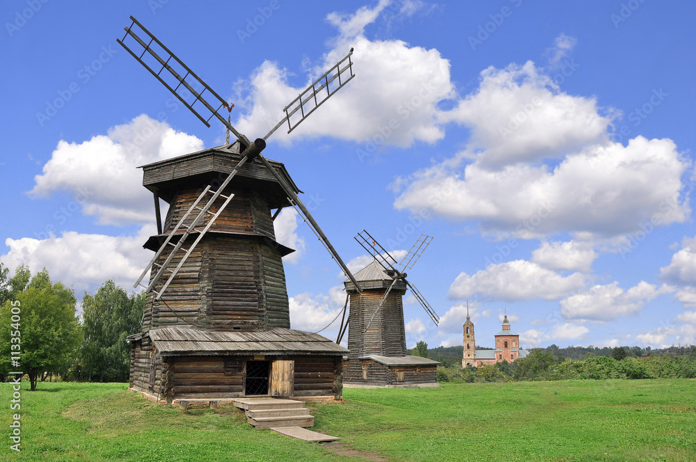 Suzdal. Windmills