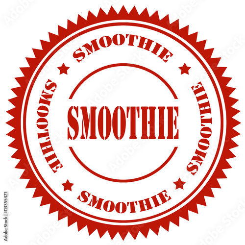 Smoothie-red stamp photo