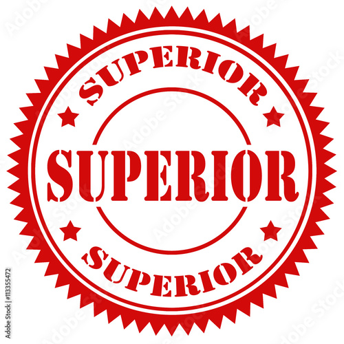 Superior-red stamp