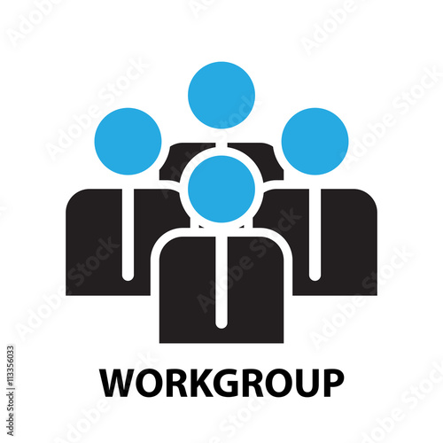 workgroup for business concept , icon and symbol