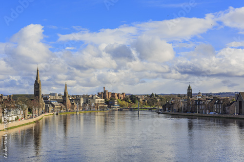 Fényképezés Beautiful Inverness cityscape