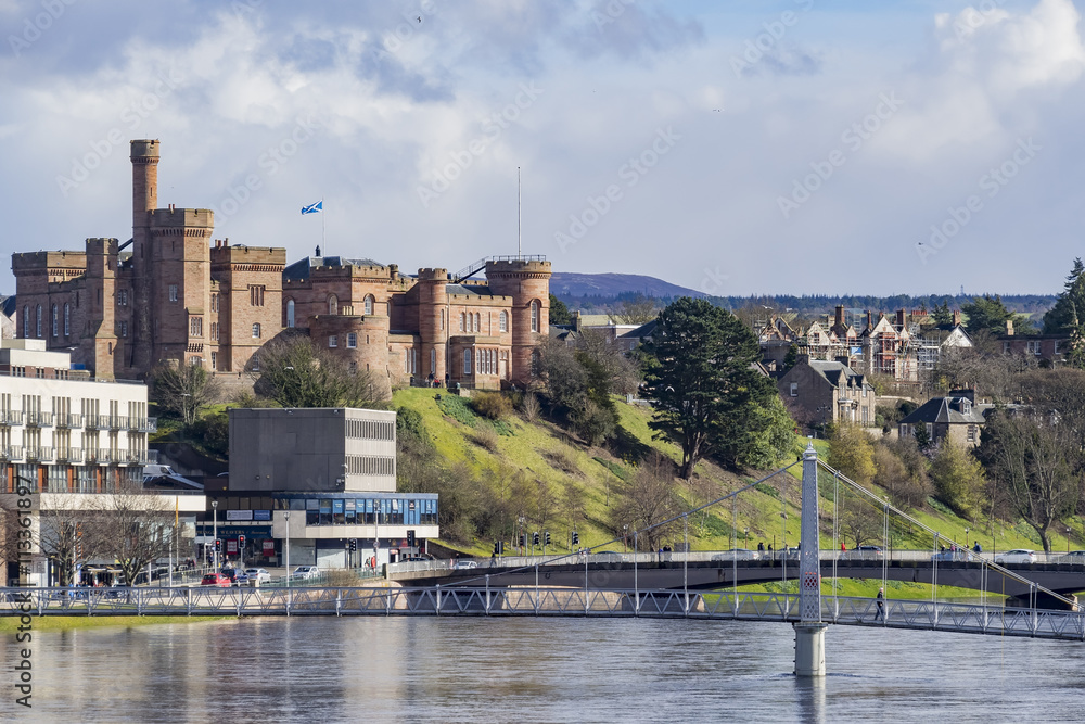Fototapeta premium Beautiful Inverness cityscape