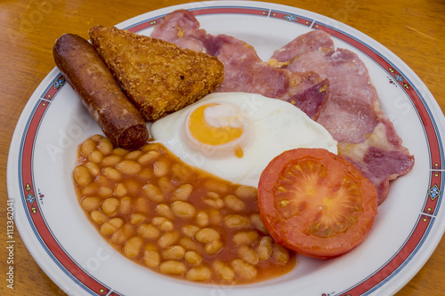 Traditional Scottish breakfast