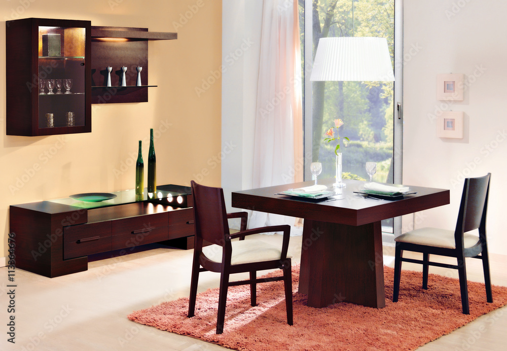 Fototapeta premium MODERN DINING ROOM 