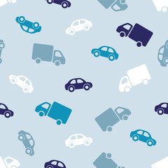 Acrylglasbilder Automuster Autos und Lastwagen Muster Kinder  © Crazy nook