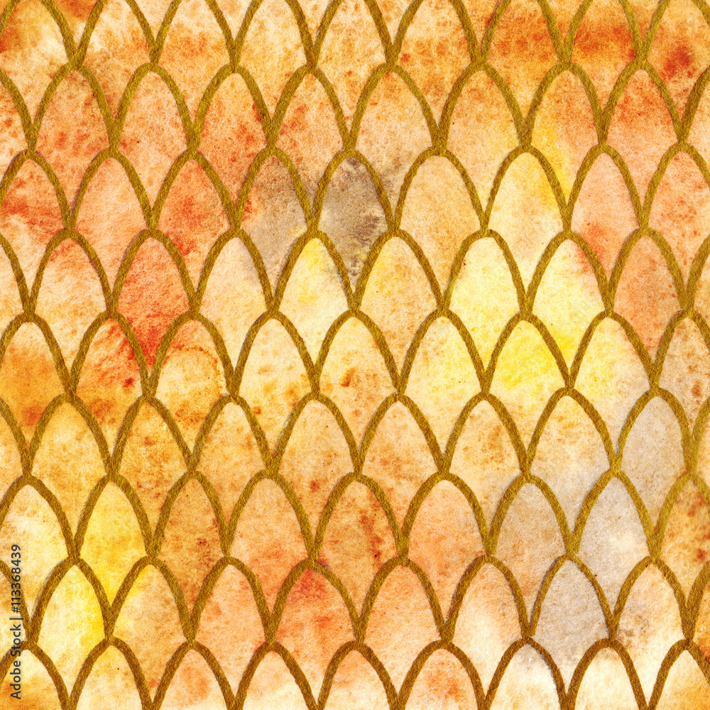 Dragon skin scales yellow orange gold pattern texture background Dragon skin scales yellow orange gold pattern texture background