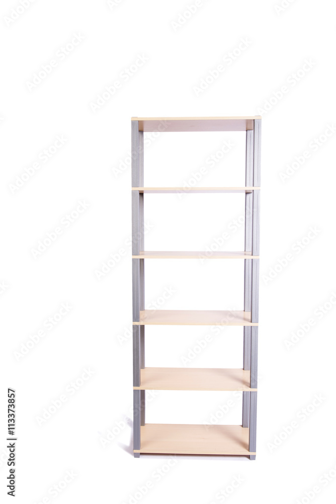 Office shelf isolated on the white background Office shelf isolated on the white background
