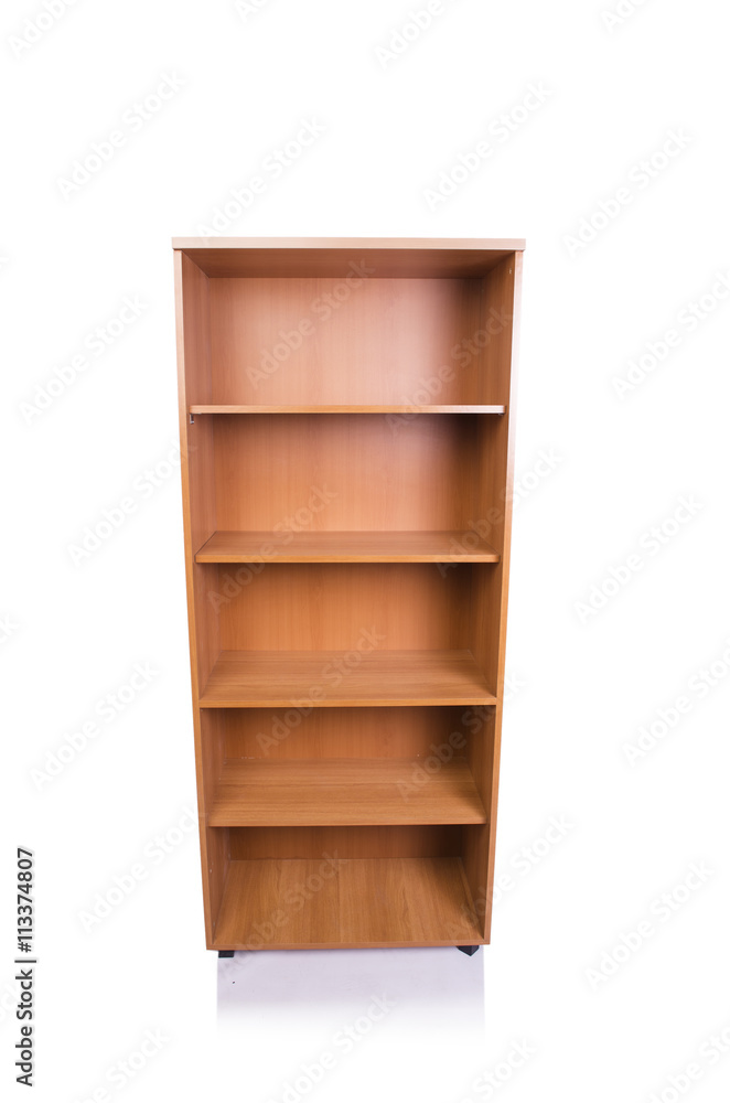 Office cabinet shelf isolated on white background Office cabinet shelf isolated on white background