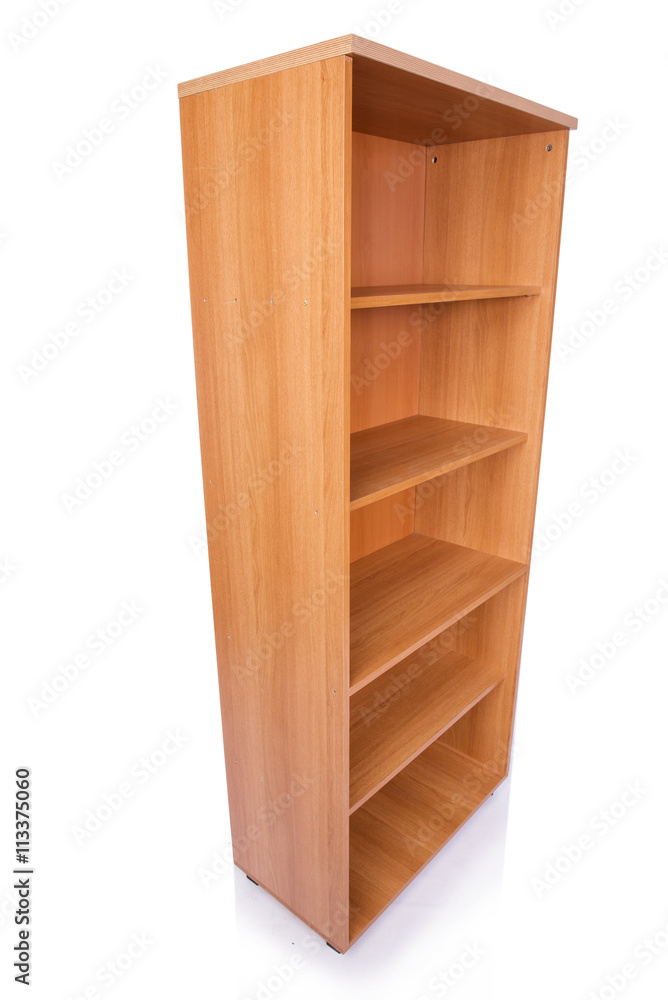 Office cabinet shelf isolated on white background Office cabinet shelf isolated on white background