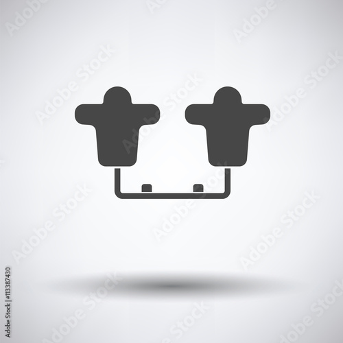 American football  tackling sled icon