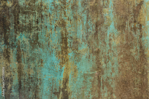 blue old dirty wall background