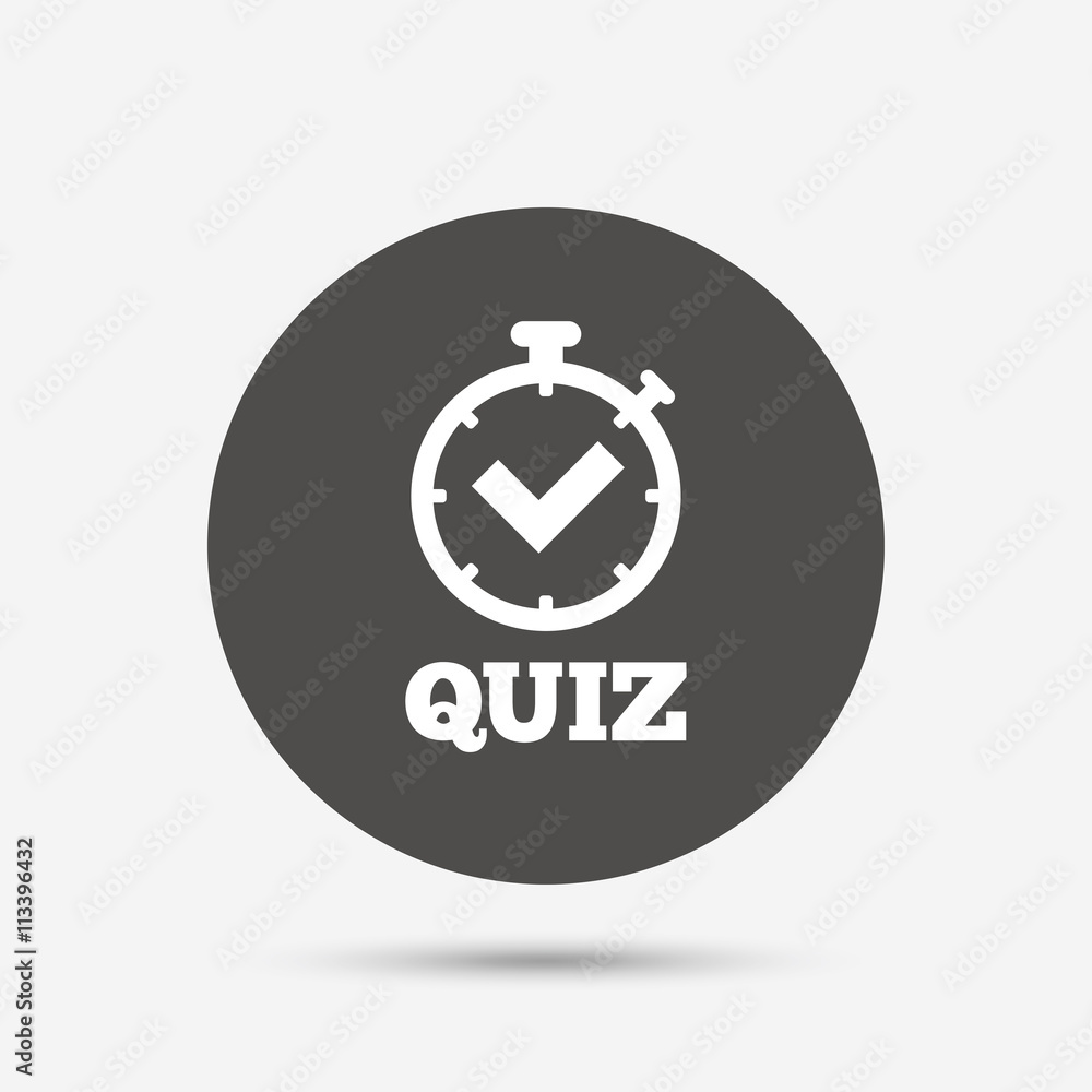 Quiz sign icon. Questions and answers game. Quiz sign icon. Questions and answers game.