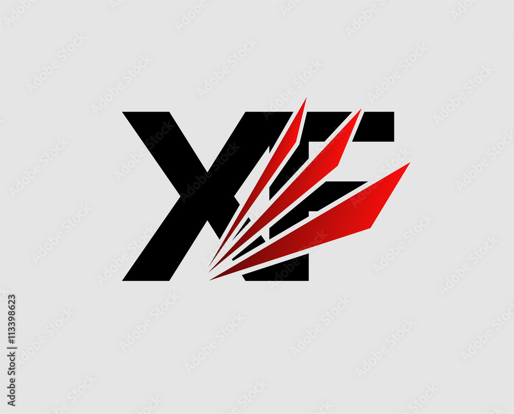XF Logo. Vector Graphic Branding Letter Element
XF Logo. Vector Graphic Branding Letter Element
